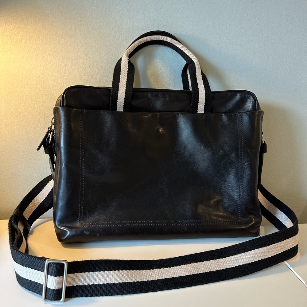 Bally Leather Business Bag